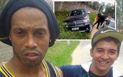 رونالدینیو در راه منزل مادرش تصادف کرد