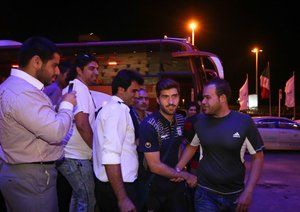 کریم انصاری فرد|کریم انصاریفرد در حال رفتن به فرودگاه