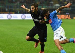 مائورو ایکاردی - لرنزو اینسینیه|اینتر میلان 2 - 2 ناپولی / سری آ