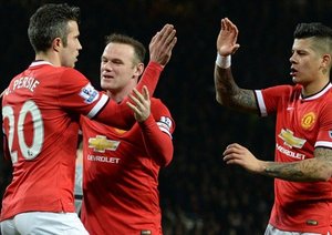 رابین فن پرسی|منچستر یونایتد 3 - 1 بِرنلی / لیگ جزیره