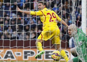 فابیو بورینی|آستون ویلا 0 - 2 لیورپول / لیگ جزیره