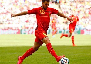 ادن هازِرد|کنترل توپ زیبای ادن هازارد در بازی مقبال روسیه .