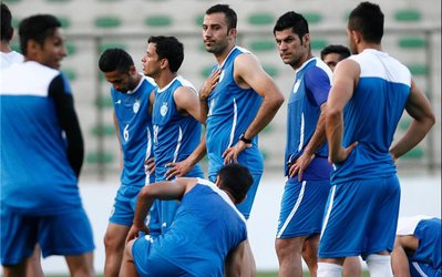 تمرین عصر آبی‌پوشان تعطیل شد