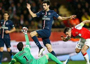 خاویر پاستوره|موناکو 0 - 0 پاریس سن ژرمن / لوشامپیونه