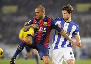 دانیل آلوز|رئال سوسیداد 1 - 0 بارسلونا / لالیگا