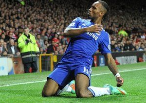 ديديه دروگبا|منچستر یونایتد 1 - 1 چلسی / لیگ جزیره