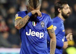 آرتور ویدال|چزنا 2 - 2 یوونتوس / سری آ