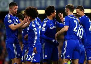 شادی بازیکنان چلسی