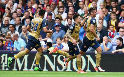 لیگ جزیره | کریستال پالاس 1 - آرسنال 2 / توپچی‌ها اولین برد را کسب کردند