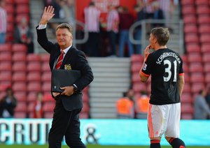 لوئیس فان خال|ساوتهمپتون 2 - 3 منچستر یونایتد / لیگ جزیره / گزارش تصویری