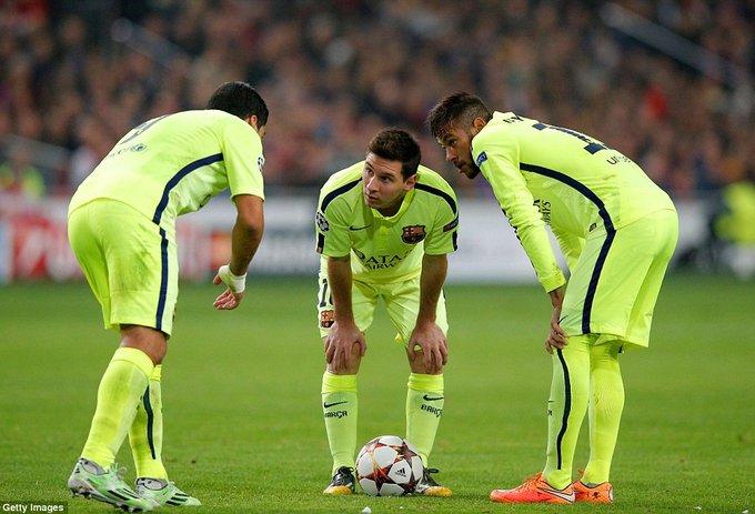 مسی - نیمار - سوارز