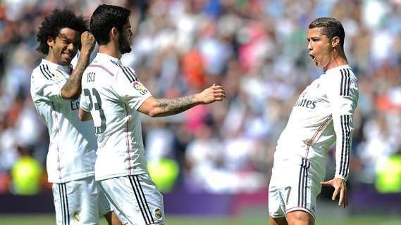 رئال مادرید 3 - 0 اِیبار/هفته سی و یکم لالیگا/گل های مسابقه