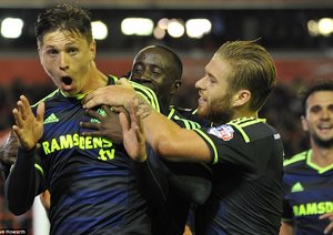 شادی بازیکنان میدلزبورو