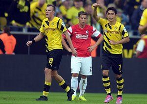 شینجی کاگوا|دورتموند 3-1 فرایبورگ/ بوندسلیگا