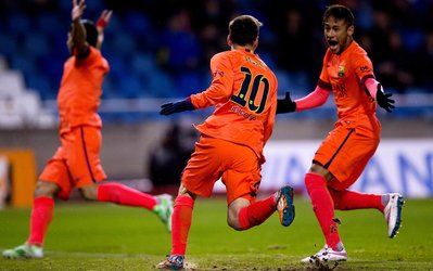 لالیگا | لاکرونیا 0 - بارسلونا 4 / پیروزی بارسا با هتتریک مسی + چیدمان دو تیم،گزارش تصویری و ویدئوی مسابقه