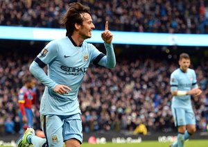 داوید  سیلوا|منچستر سیتی 3 - 0 کریستال پالاس / لیگ جزیره