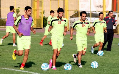 آخرین خاطرات از نوروزی در تمرین پرسپولیس