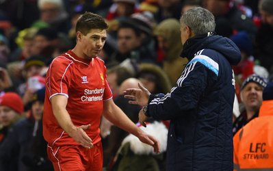 گژارش تصویری | تمجید ویژه مورینیو از جرارد پس از مصاف چلسی و لیورپول