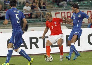 دیرک کویت|ایتالیا 2-0 هلند / دیدار دوستانه