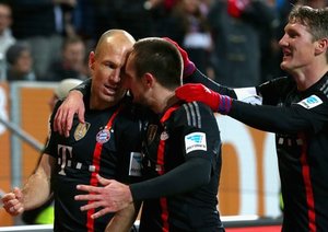 آرین روبن|اوگزبورگ 0 - 4 بایرن مونیخ / بوندسلیگا