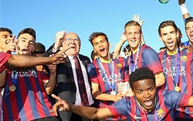 بارسلونا فاتح لیگ قهرمانان جوانان اروپا شد