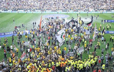 جشن قهرمانی یوونتوس نیمه تمام ماند + تصاویر