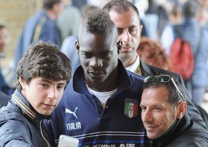 ماریو باروواه بالوتلی|تمرین تیم ملی ایتالیا