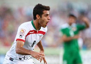 مرتضی‌ پور علی گنجی|ایران 1 (6) - (7) 1 عراق / جام ملت های آسیا 2015