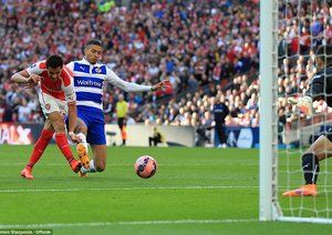 الکسیس سانچز|ریدینگ 1 - 2 آرسنال / جام حذفی