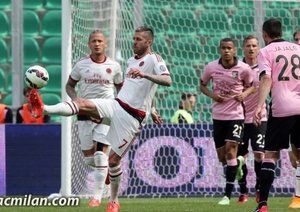 جرمی منز|پالرمو 1 - 2 میلان / سری آ