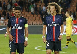 داوید لوئیز - تیاگو سیلوا|پاریس سن ژرمن 2 - 0 گازیله آژاکسیو / لیگ 1 فرانسه