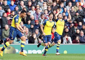 فرانسيس كوكلين|بِرنلی 0 - 1 آرسنال / لیگ جزیره