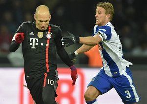 آرین روبن|هرتابرلين 0 - 1 بایرن مونیخ / بوندسلیگا