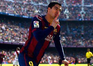 لوئیس سوارز|بارسلونا 6 - 1 رایو والکانو / لالیگا