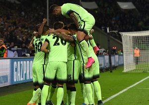 سرخیو آگوئرو|مونشن گلادباخ 1 - 2 منچستر سیتی / لیگ قهرمانان