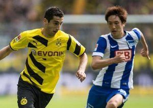 هنريخ مخیتاریان|بوروسيا دورتموند 2 - 0 هرتابرلین / بوندسلیگا