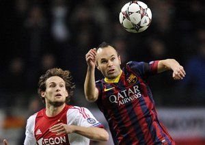 آژاکس 2-1 بارسلونا / گروه H لیگ قهرمانان اروپا|آژاکس 2-1 بارسلونا / گروه H لیگ قهرمانان اروپا