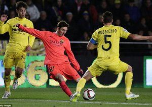 لیونل مسی|ویارئال 1 - 3 بارسلونا / جام حذفی