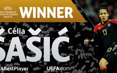 بهترین بازیکن فوتبال زن اروپا انتخاب شد