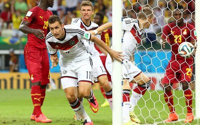 آلمان 2 - غنا 2 / توقف آلمان برابر غنا و رسیدن کلوزه به رکورد رونالدو