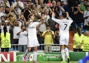 کریستیانو رونالدو - گرت بیل|رئال مادرید 5-1 بازل / لیگ قهرمانان