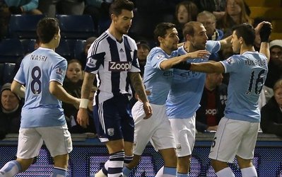 منچسترسیتی با پیروزی مقابل وست بروم در کورس باقی ماند