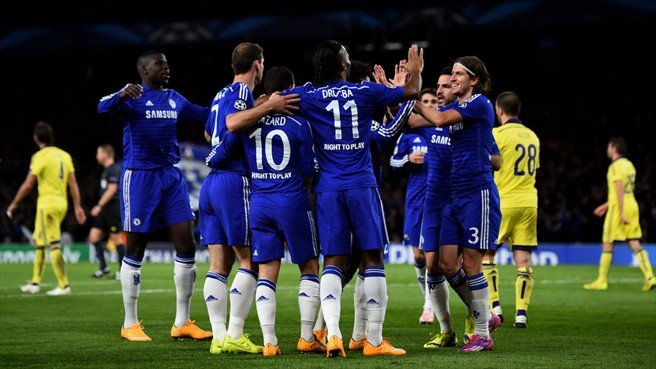 گلهای بازی چلسی 6-0 ماریبور