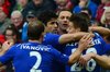 شادمانی بازیکنان چلسی