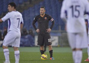 فرانچسکو توتی|رم 0 - 2 فیورنتینا / جام حذفی