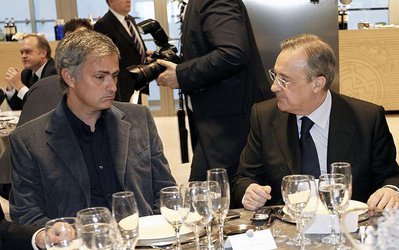 پرز و مورینیو به هم تبریک گفتند