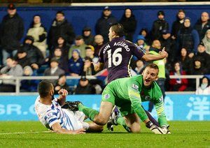 سرخیو آگرو|کوئینز پارک رنجرز 2 - 2 منچستر سیتی / لیگ برتر