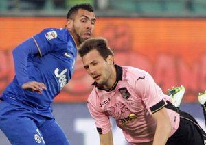 کارلوس توز|پالرمو 0 - 1 یوونتوس / سری آ