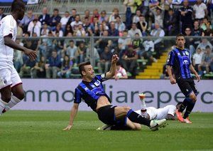 جيانپاولو بلينی|بازیکن آتالانتا به اشتباه دروازه خودشان را باز کرد