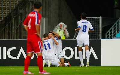 جام ملت های آسیا 2015 | ازبکستان 1 - کره‌شمالی 0 / پیروزی گرگ‌های سفید با گل سرگیف + چیدمان دو تیم و خلاصه بازی